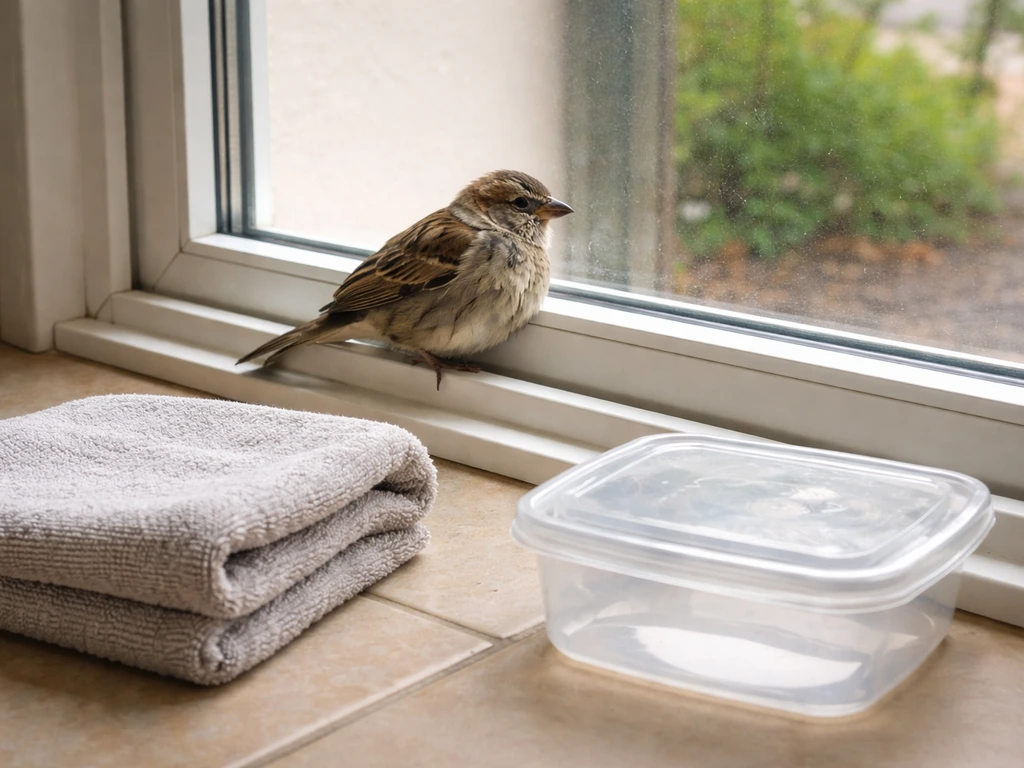 Bird Flew Into Window: What to Do Next Step by Step