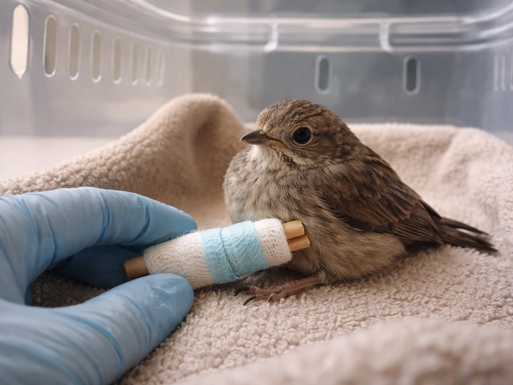 Broken Leg Bird Splint: First Aid Steps and When to Stop